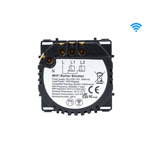 SMART WIFI ΔΙΑΚΟΠΤΗΣ ΑΦΗΣ ΡΟΛΩΝ 2000W L+N MODULAR (152-60664) - Image 3