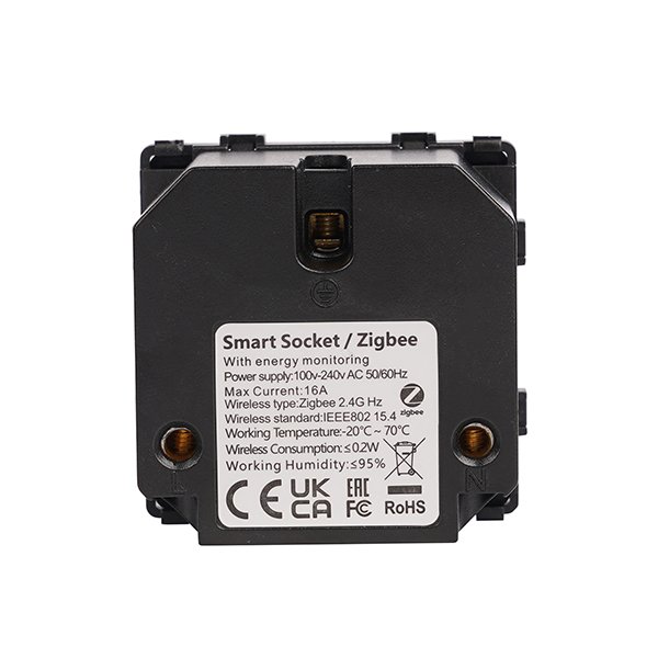 SMART ZIGBEE ΠΡΙΖΑ ΣΟΥΚΟ 16Α ΑΣΠΡΟ ΧΡΩΜΑ ΜΕ ΕΝΔΕΙΞΗ ΛΕΙΤΟΥΡΓΙΑΣ ΜΠΟΥΤΟΝ ON/OFF ΚΑΙ ΜΕΤΡΗΤΗ ΡΕΥΜΑΤΟΣ (152-60675) - Image 3