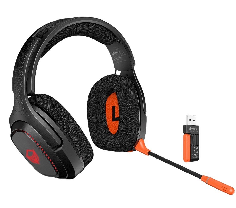 Meetion BTH012 2.4G Bluetooth Gaming Ακουστικά Μαύρα (17.006.0027)
