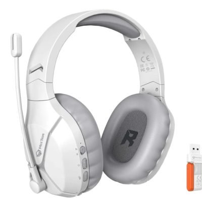 Meetion BTH011 2.4G Bluetooth Gaming Ακουστικά Λευκό (17.006.0026)