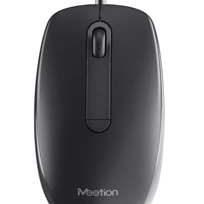 Meetion M100 USB Ενσύρματο Ποντίκι Μαύρο (17.001.0057)