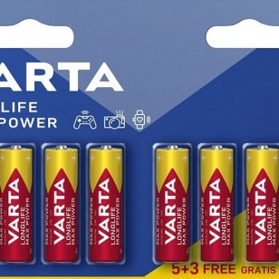 Varta Longlife Max Mignon Battery AA B5+3 (01.001.0153)