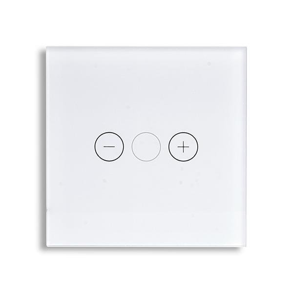ΓΥΑΛΙΝΟ ΠΑΝΕΛ DIMMER ΑΦΗΣ ΑΣΠΡΟ ΧΡΩΜΑ (152-60683)