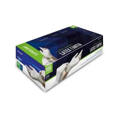 ΓΑΝΤΙΑ LATEX ΜΙΑΣ ΧΡΗΣΗΣ ΧΩΡΙΣ ΠΟΥΔΡΑ ΜΕΓΕΘΟΣ LARGE 100ΤΕΜ (147-90952)