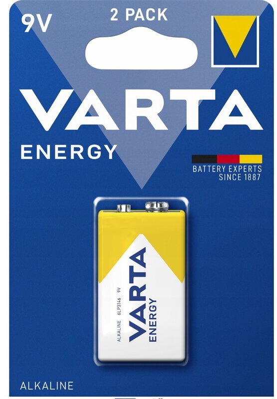Varta Energy Αλκαλική Μπαταρία 9V (1 τμχ) (01.001.0123)