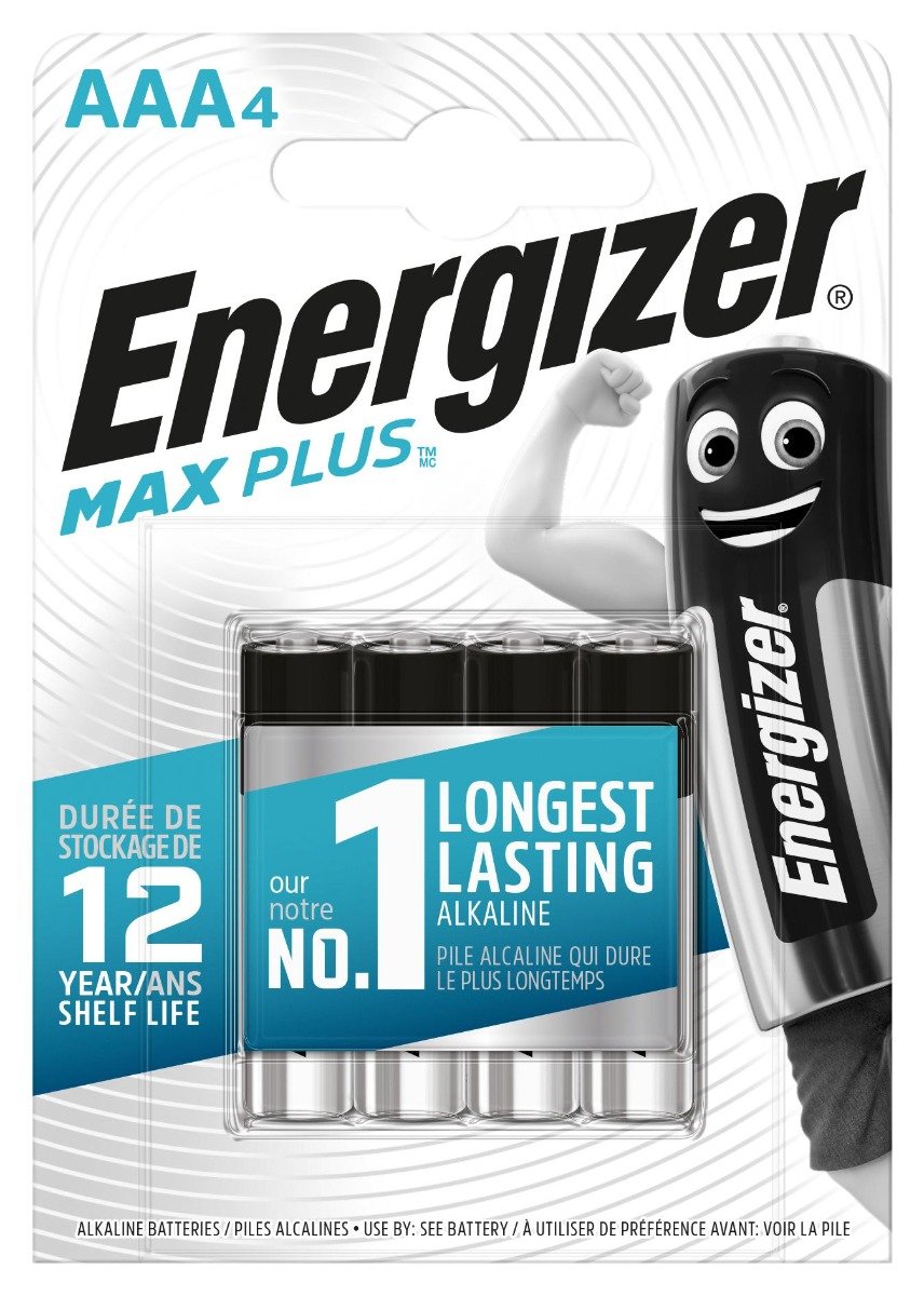 Energizer Max Plus Alkaline ΑΑΑ (4 τμχ) (01.001.0132)