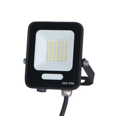 ΠΡΟΒΟΛΕΑΣ LED SMD 20W ΜΑΥΡΟΣ IP66 3000K PLUS (147-69005)