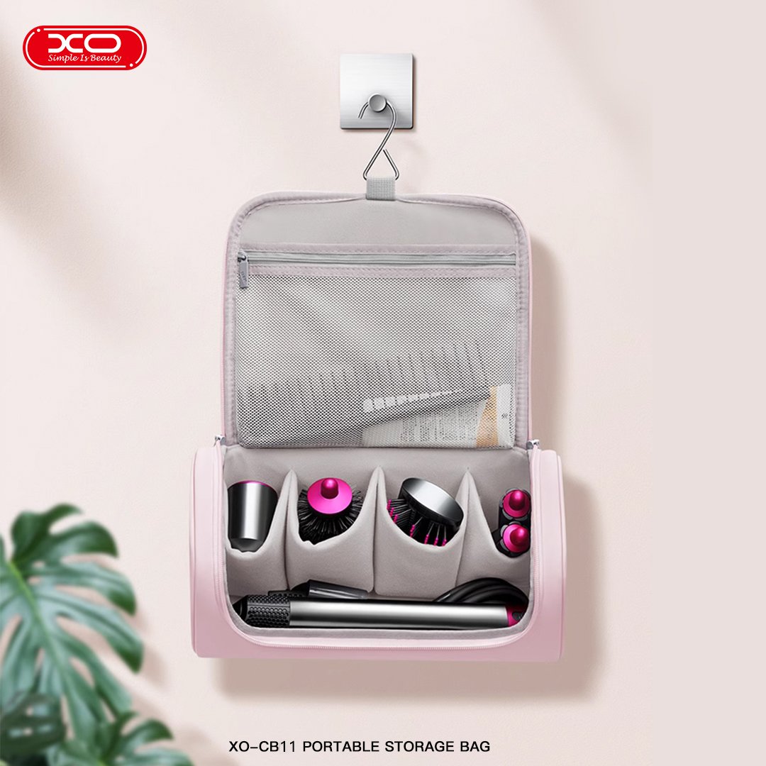 XO CB11 Τσάντα Αποθήκευσης Μπάνιου Ροζ (16.001.0221) - Image 2