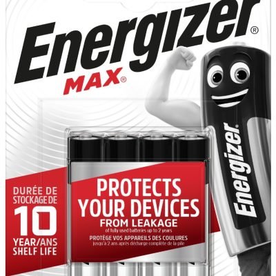 Energizer Max Alkaline Μπαταρία AAA (4 τμχ) (01.001.0126)
