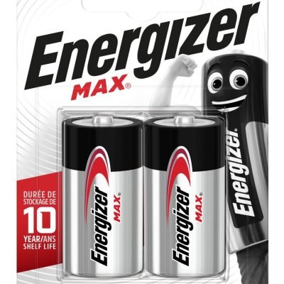 Energizer Max Alkaline Μπαταρία C (2 τμχ) (01.001.0129)