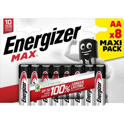 Energizer Max Alkaline AΑ (8 τμχ) (01.001.0136)