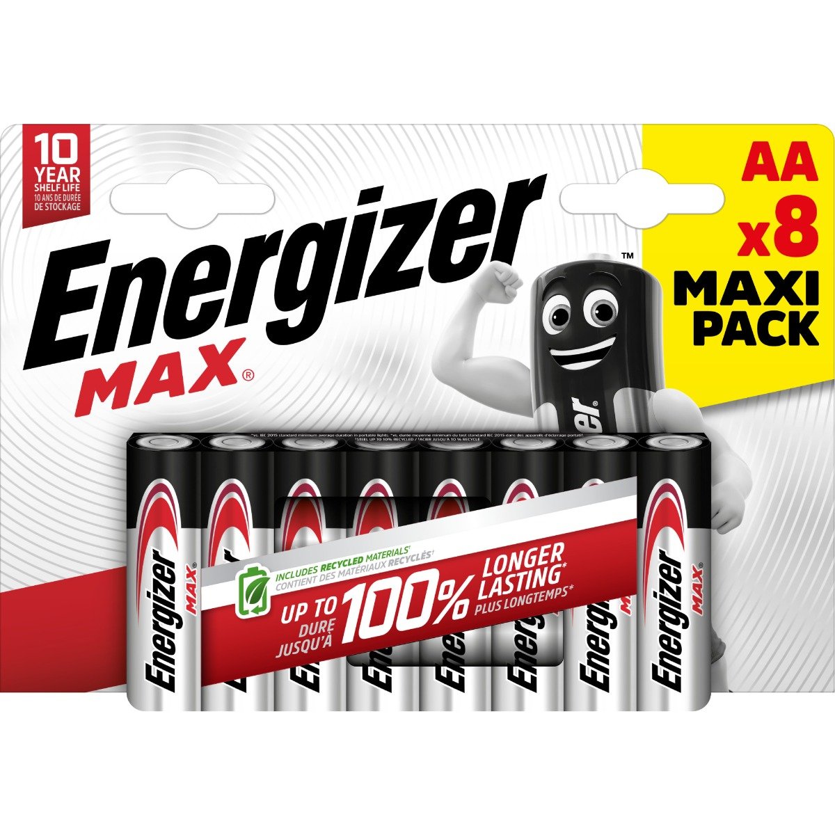 Energizer Max Alkaline AΑ (8 τμχ) (01.001.0136)