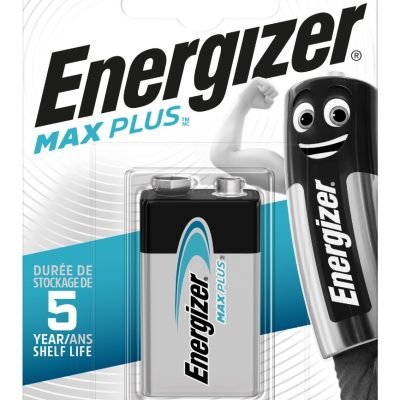 Energizer Max Plus Alkaline Μπαταρία 9V (1 τμχ) (01.001.0134)