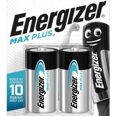 Energizer Max Plus Alkaline Μπαταρία C (2 τμχ) (01.001.0143)