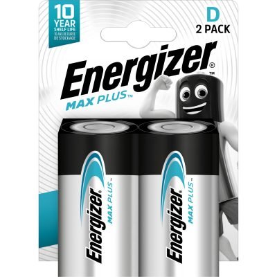 Energizer Max Plus D Μπαταρία (2τμχ) (01.001.0147)