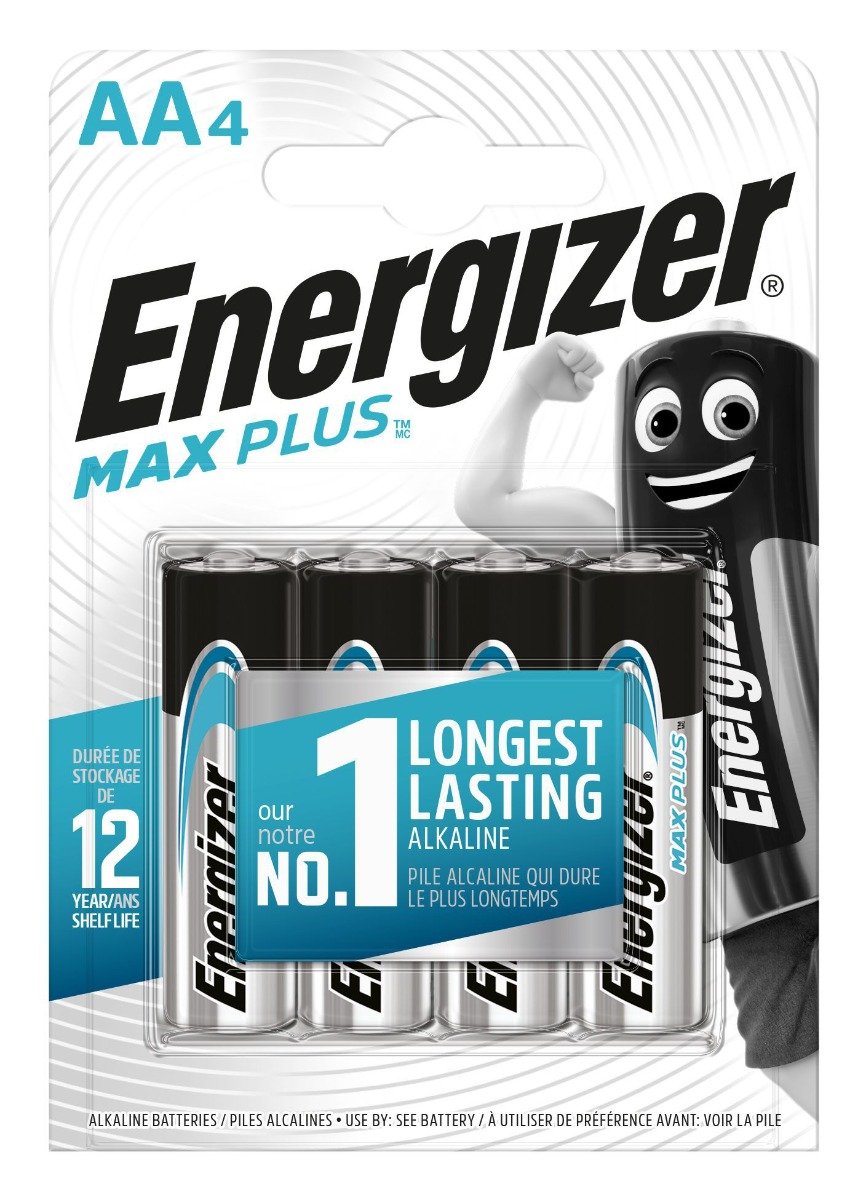 Energizer Max Plus Alkaline Μπαταρία ΑΑ (4 τμχ) (01.001.0131)