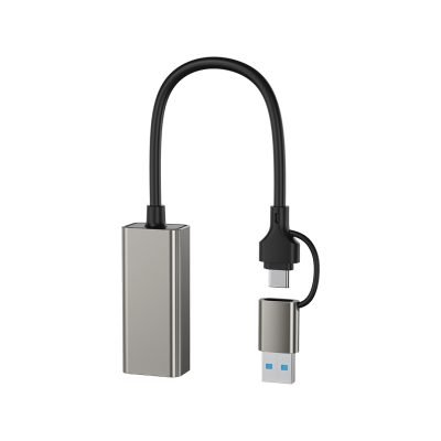 XO HUB018 Αντάπτορας Δικτύου USB σε Type-C 2-σε-1 RJ45 100Mbs (16.005.0354)