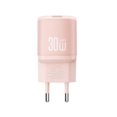 XO L150 (EU) 30W Μονός Γρήγορος Φορτιστής USB-C Ροζ (16.006.0324)