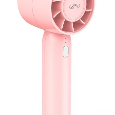 XO MF93 Μίνι Ανεμιστήρας Χειρός 400mAh Ροζ (16.008.0049)