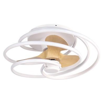 ΑΝΕΜΙΣΤΗΡΑΣ ΟΡΟΦΗΣ ΛΕΥΚΟ ΚΑΙ ΞΥΛΟ ΜΕ LED ΦΩΣ ΚΑΙ ΚΟΝΤΡΟΛ Φ68 DC 26W (300-25044)