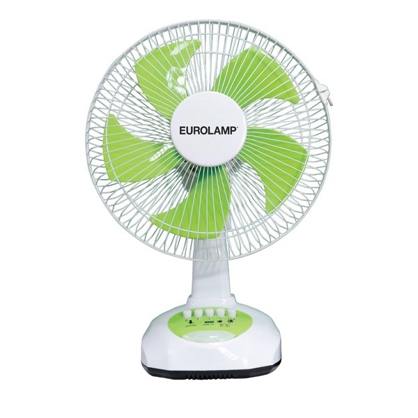 ΑΝΕΜΙΣΤΗΡΑΣ ΕΠΙΤΡΑΠΕΖΙΟΣ ΛΕΥΚΟ-ΠΡΑΣΙΝΟ Φ34.5 10W ΕΠΑΝΑΦΟΡΤΙΖΟΜΕΝΟΣ ΜΕ ΗΛΙΑΚΟ ΠΑΝΕΛ ΚΑΙ ΛΑΜΠΑ (300-20518) - Image 2