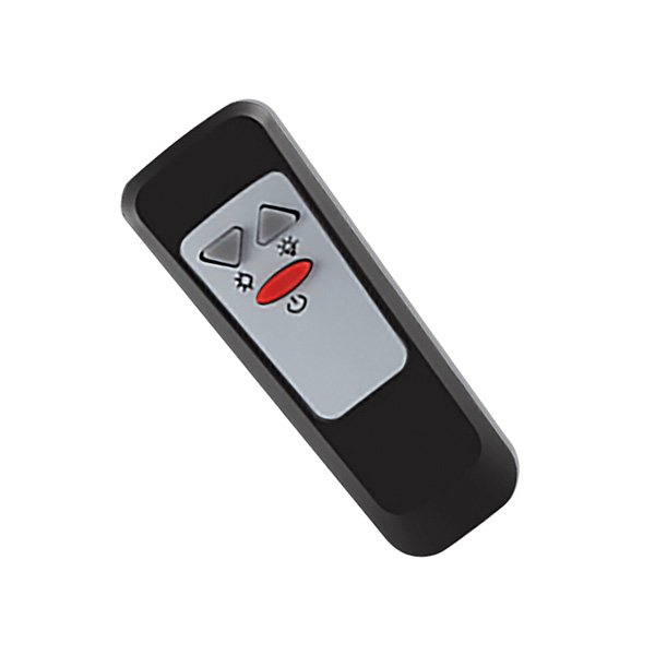 ΘΕΡΜΑΝΤΙΚΟ ΣΩΜΑ ΑΛΟΓΟΝΟΥ ΚΡΕΜΑΣΤΟ ΜΑΥΡΟ 2000W IP24 ΜΕ ΤΗΛ/ΡΙΟ (300-42101) - Image 2