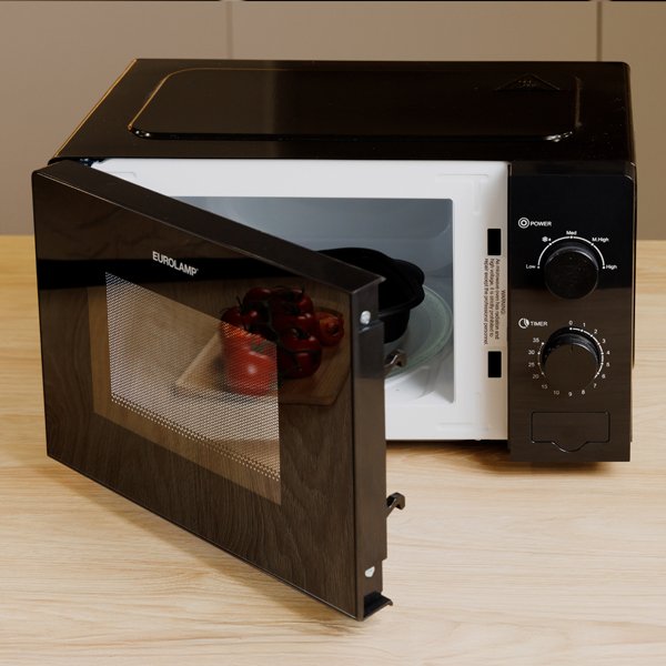 ΦΟΥΡΝΟΣ ΜΙΚΡΟΚΥΜΑΤΩΝ ΜΑΥΡΟΣ 20 ΛΙΤΡΩΝ 700W 220-240V (300-70027) - Image 3