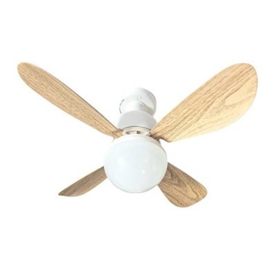 ΑΝΕΜΙΣΤΗΡΑΣ-ΦΩΤΙΣΤΙΚΟ Φ42 ΜΕ 4 ΛΕΥΚΕΣ ΚΑΙ 4 ΧΡΩΜΑ ΞΥΛΟΥ ΦΤΕΡΩΤΕΣ 22W ΒΙΔΩΤΟΣ ΣΕ Ε27 (300-20517)