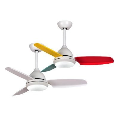 ΑΝΕΜΙΣΤΗΡΑΣ ΟΡΟΦΗΣ ΛΕΥΚΟΣ ΜΕ LED ΦΩΣ 3 ΛΕΥΚΕΣ ΚΑΙ 3 ΧΡΩΜΑΤΙΣΤΕΣ ΦΤΕΡΩΤΕΣ ΚΑΙ ΚΟΝΤΡΟΛ Φ107 DC 35W (300-25042)