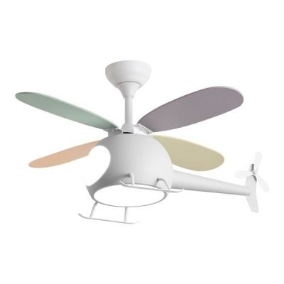 ΑΝΕΜΙΣΤΗΡΑΣ ΟΡΟΦΗΣ ΠΑΙΔΙΚΟΣ ΕΛΙΚΟΠΤΕΡΑΚΙ ΛΕΥΚΟΣ 29W ΜΕ LED ΦΩΣ 48W ΚΑΙ ΚΟΝΤΡΟΛ (300-25062)