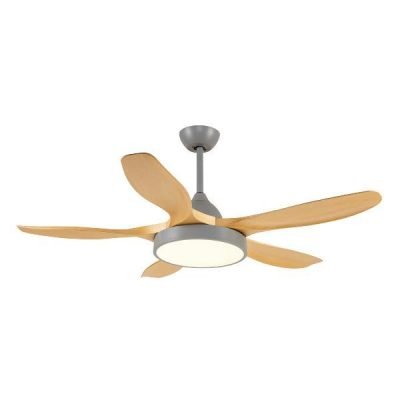 ΑΝΕΜΙΣΤΗΡΑΣ ΟΡΟΦΗΣ ΓΚΡΙ ΚΑΙ ΞΥΛΟ ΜΕ LED ΦΩΣ ΚΑΙ ΚΟΝΤΡΟΛ Φ137 DC 55W (300-25039)