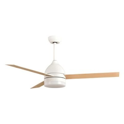 ΑΝΕΜΙΣΤΗΡΑΣ ΟΡΟΦΗΣ ΧΡΩΜΑ ΛΕΥΚΟ-ΞΥΛΟ Φ107 22W DC ΜΟΤΕΡ ΜΕ LED ΦΩΣ ΚΑΙ ΚΟΝΤΡΟΛ (300-25064)