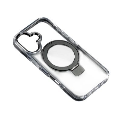 XO K31 iP16 6.1″ TPU+Ακρυλική Μαγνητική Θήκη Τηλεφώνου Μαύρο (16.011.0066)