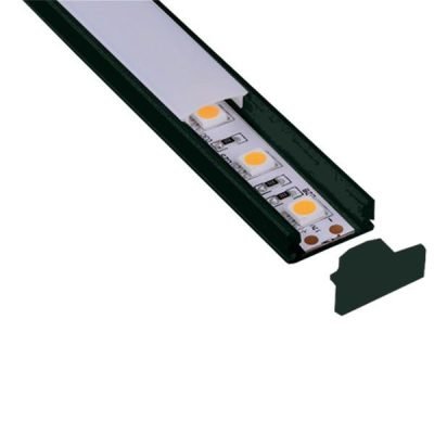 ΠΡΟΦΙΛ ΕΞΩΤΕΡΙΚΟ 2000*17,1*7.9 90° ΜΑΥΡΟ PLUS (145-70950)