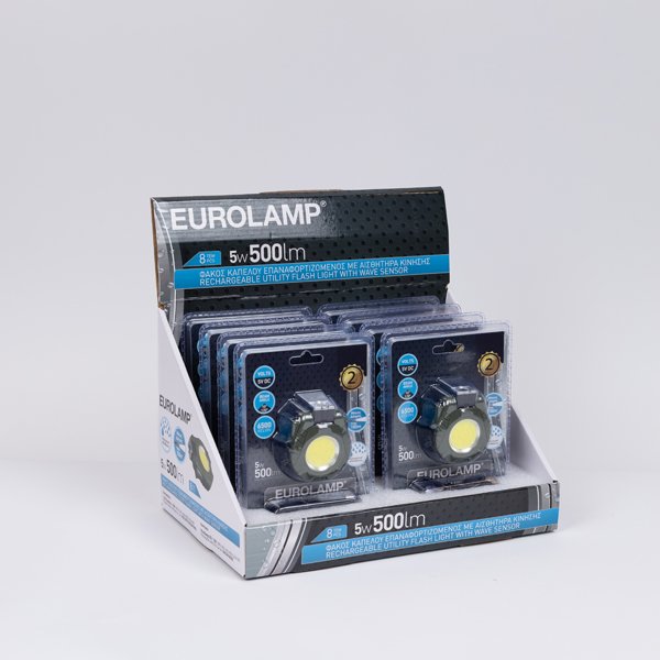 LED ΦΑΚΟΣ ΚΑΠΕΛΟΥ ΕΠΑΝΑΦΟΡΤΙΖΟΜΕΝΟΣ ΜΕ ΑΙΣΘΗΤΗΡΑ ΚΙΝΗΣΗΣ (145-24536) - Image 3