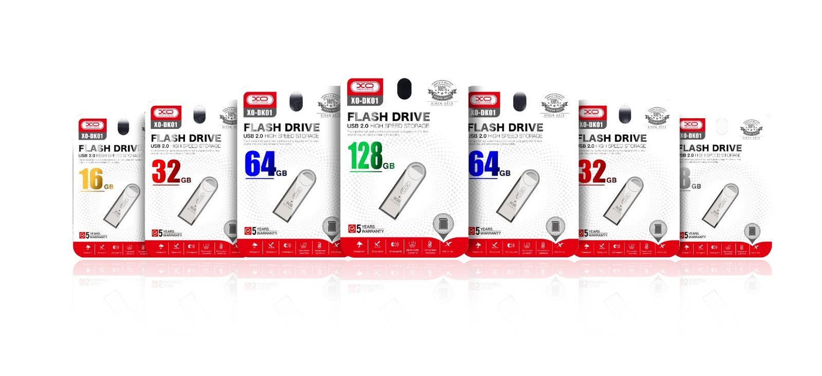 XO DK01 USB2.0 Στικάκι 32GB (16.007.0027) - Image 2