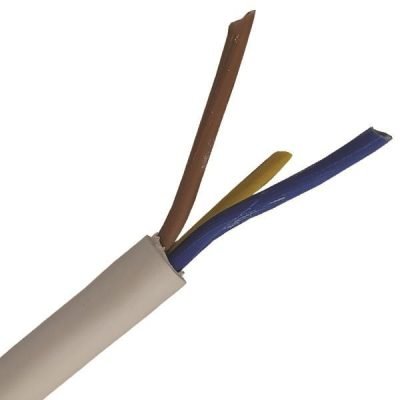 ΚΑΛΩΔΙΟ NYΜ A05VV-R 3Χ6mm² ΛΕΥΚΟ (100m/roll) (150-13605)