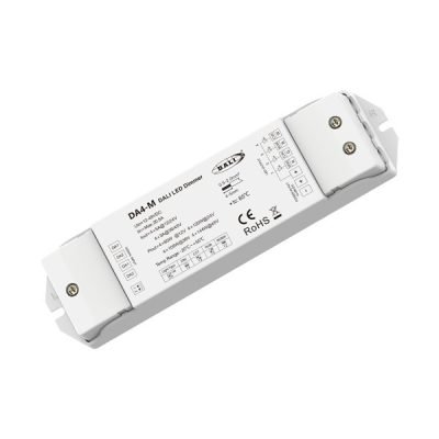 DIMMER DALI LED ”DA4-M” 4 ΚΑΝΑΛΙΑ 12-24VDC/4CH*5A 36-48VDC/4CH*3A (145-71606)