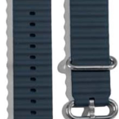 XO BT02A Marine Λουράκι Ρολογιού Σιλικόνης Universal 38/40/41mm Γκρι-Μπλε (16.001.0164)