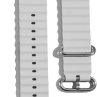 XO BT02A Marine Λουράκι Ρολογιού Σιλικόνης Universal 38/40/41mm Λευκό (16.001.0168)