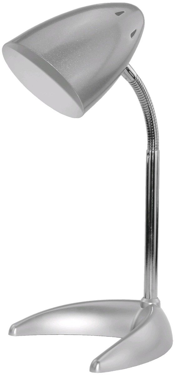 Avide Basic Φωτιστικό Γραφείου C Base S Ασημί (15.001.0680)