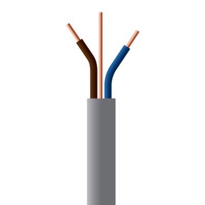 ΚΑΛΩΔΙΟ ΠΛΑΚΕ 2X4+1,5mm² ΓΚΡΙ (100m Cardboard Reels) (150-25004)