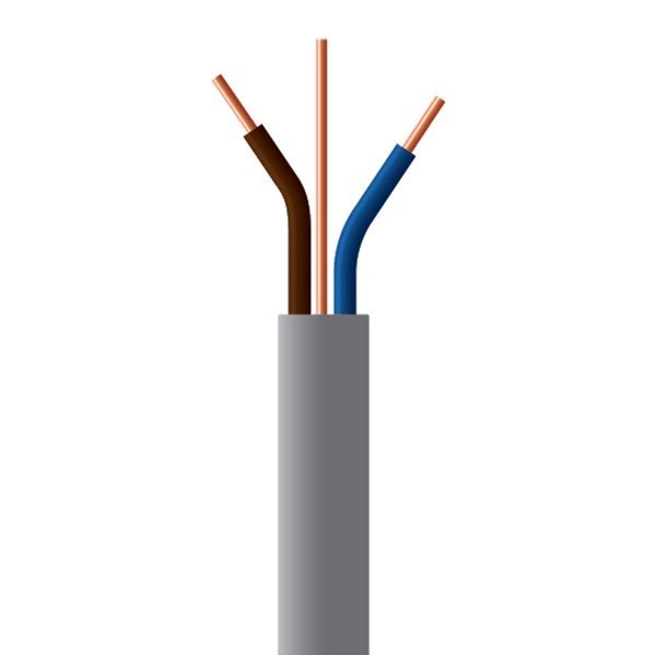 ΚΑΛΩΔΙΟ ΠΛΑΚΕ 2X4+1,5mm² ΓΚΡΙ (100m Cardboard Reels) (150-25004)