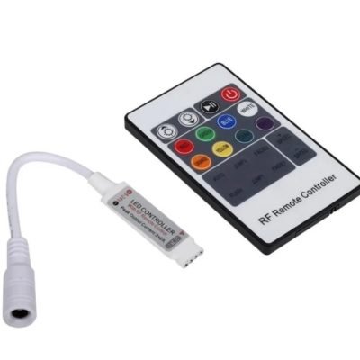 ATC Mini RF Ασύρματο RGB LED Τηλεχειριστήριο 5V-24V 12A (03.005.0227)