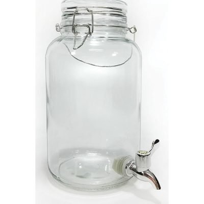 Γυάλινο βάζο αεροστεγές με βρυσάκι 4000ml [70602949]