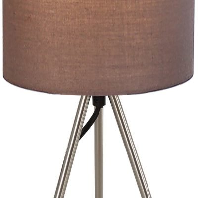 Avide Λάμπα Κομοδίνου Quinn 1xE14 Καφέ (15.001.0949)