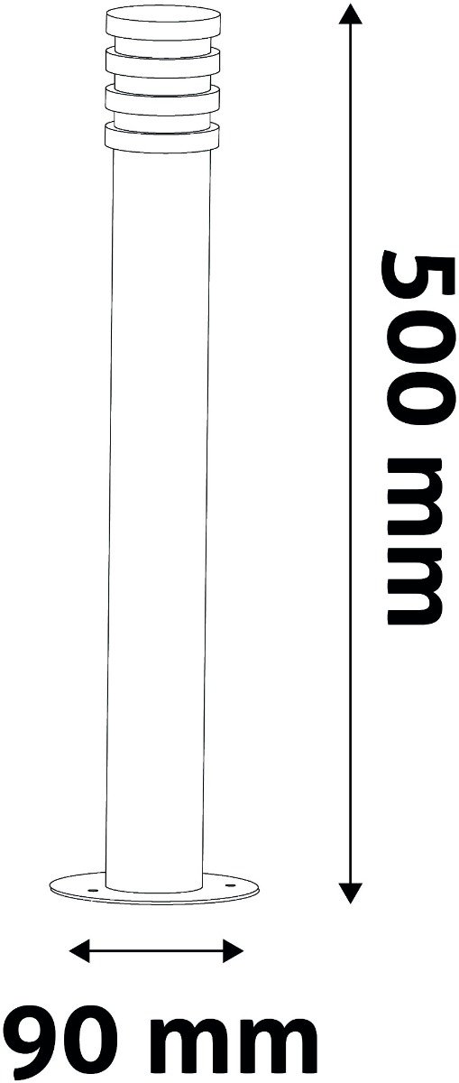 Avide Εξωτερικό Φωτιστικό Κήπου Sunset LED 1.5W NW 500mm IP44 Σατέν Νίκελ (15.001.1563) - Image 3