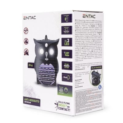 Entac Ηλιακό Αντικουνουπικό Φωτιστικό Κήπου Κρεμαστό UV (15.007.0289)
