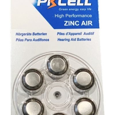 Pkcell 1.4V Zinc Air Μπαταρία Ακουστικών Βαρηκοΐας A675 6τμχ (01.008.0031)