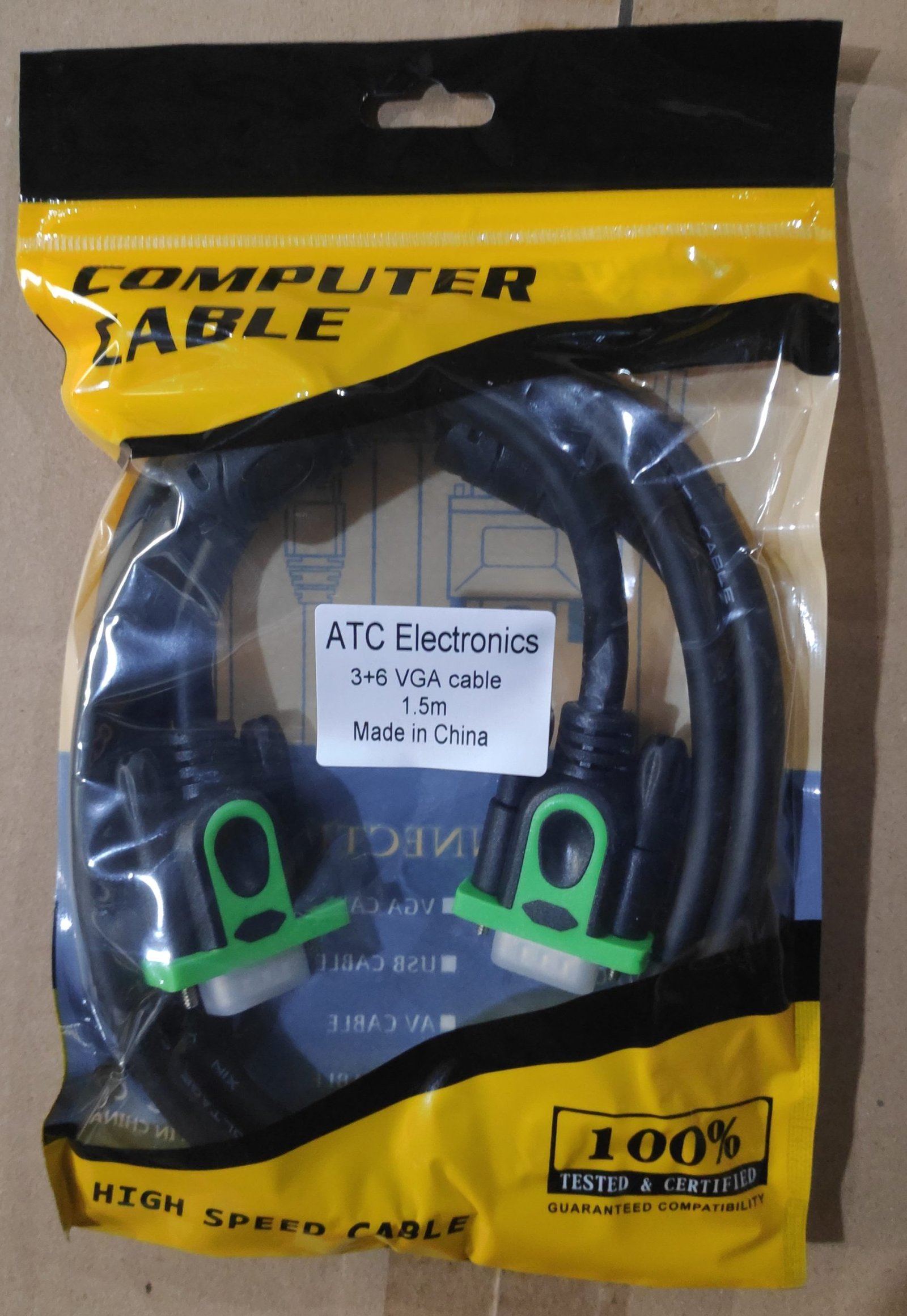 ATC Καλώδιο SVGA Αρσ./Αρσ. 15m (02.004.0011) - Image 2